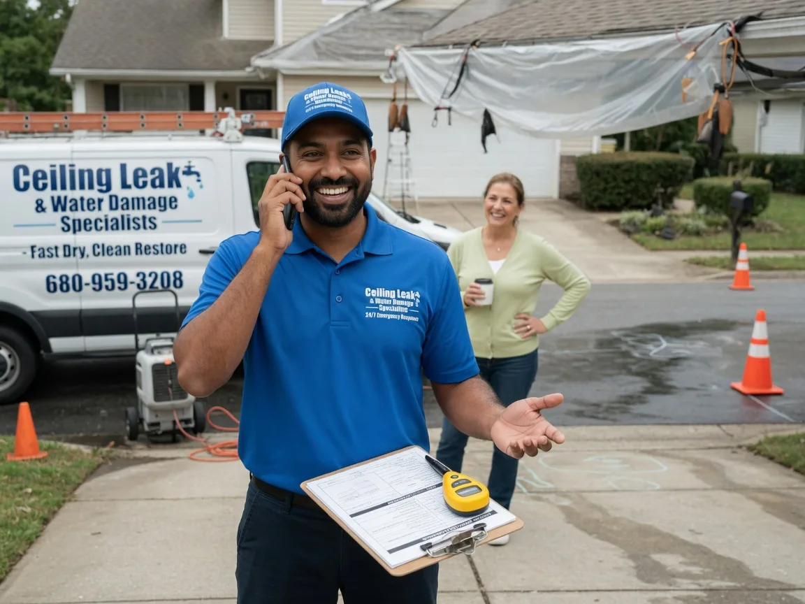 Ceiling Leak Cleanup Warfield, VA FAQs